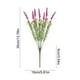 thumbnail image 3 of Flores Artificiales de Lavanda para Decoración Del Hogar | Material Plástico | Rosa Fuerte y Verde | 35 X 15 X 5 Cm | Paquete de 2, 3 of 6