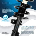 thumbnail image 2 of Detroit Axle - 4pc Front End Suspension Kit for Chevy Traverse GMC Acadia Buick Enclave Saturn Outlook 2 Lower Control Arms w/Ball Joints 2 Ready Struts w/Coil Spring Assembly Replacement, 2 of 5