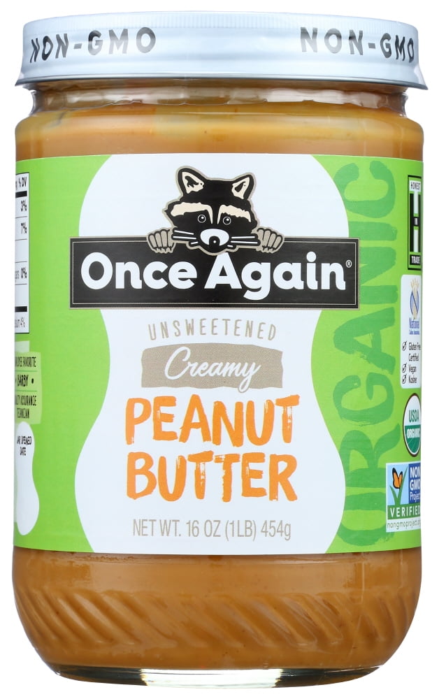 Once Again Peanut Butter Organic Creamy, 16 Oz