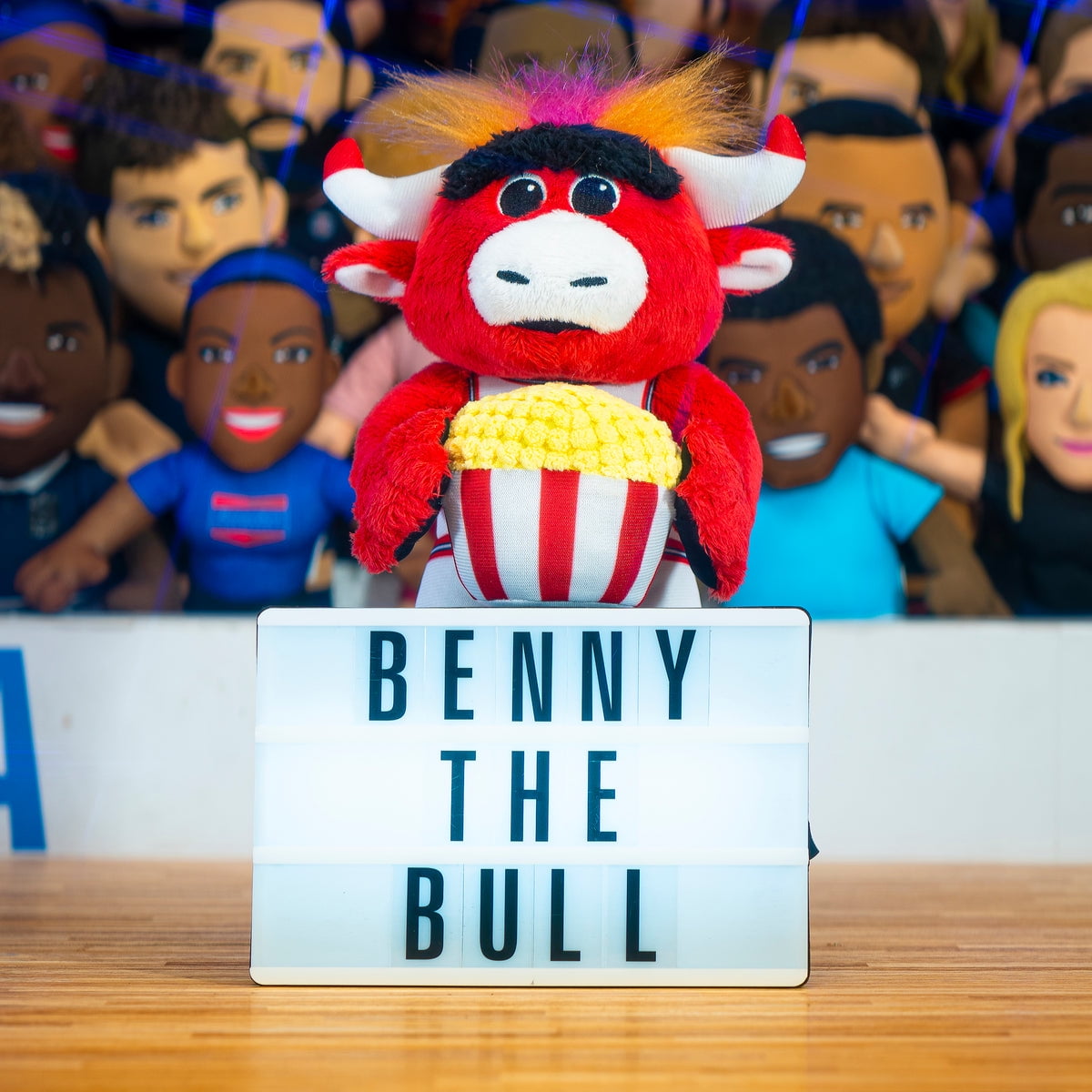 Bleacher Creatures Chicago Bulls Benny The Bull 10 Mascot Plush Figure Popcorn Walmart