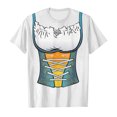 thumbnail image 3 of WEAIXIMIUNG Vêtements pour Adolescentes Mode Festival Imprimé Col Rond Manches Courtes T-Shirt Décontracté (4), 3 of 3