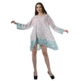 thumbnail image 4 of Moomaya Robe de Cocktail Imprimée à Manches Longues Tenues de Noël Robe Courte pour les Fêtes, 4 of 4