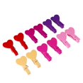 thumbnail image 1 of 12 Pack Love Wooden Clothes Photo Paper Peg Clothes Clips, 1 of 1