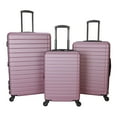 thumbnail image 6 of Protégé Vacationer 20-inch Carry-on Expandable Hardside Luggage With 360-Spinner Wheels and Divider Pockets, Violet Pink, 6 of 9