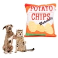 thumbnail image 4 of Bolsa de Papas Fritas Juguetes Divertidos para Perros Papas Fritas Juguete de Peluche para Perros Resistente a Mordidas Bolsa de Bocadillos Chirriantes Juguete para Perros para ANGGREK Otros, 4 of 8