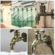 thumbnail image 3 of Grifo montado en la pared de latón retro, grifo de jardín exterior G1/2", grifo de latón antiguo, grifo montado en la pared vintage, grifo tallado dragón de cobre antiguo para cocina baño jardín JAMW Sencillez, 3 of 5