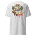 thumbnail image 4 of Mens Hang In There Relax Hammock Social Distancing Parrots Beach T-Shirt, 4 of 9