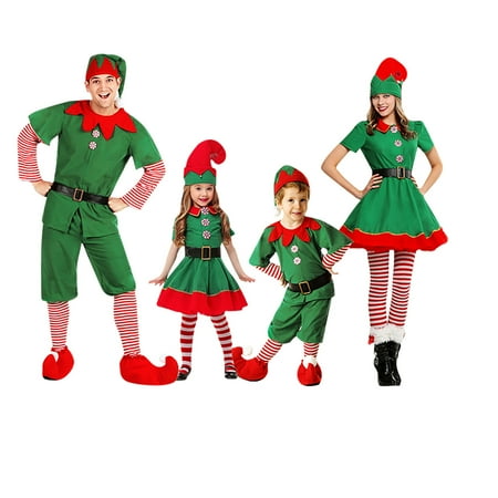 

Odeerbi Clearance Christmas Dress Up For Family Matching Outfits Children s Stage Short Skirt Multi Piece Cosplay Outfits Set Girl