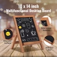 thumbnail image 2 of KFFKFF Magnetic Menu Display Easel Chalkboard, 2 of 9