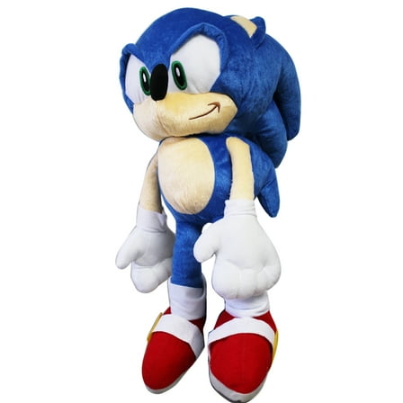 Sonic the Hedgehog 17" Plush Toy With Secret Zipper Pocket