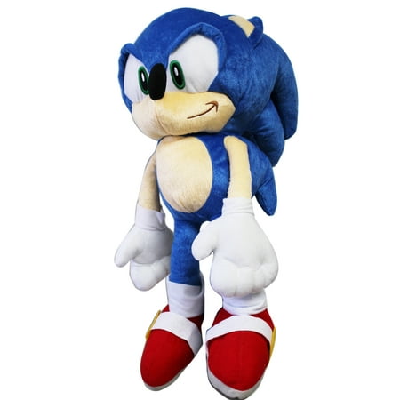 Sonic the Hedgehog 17" Plush Toy With Secret Zipper Pocket