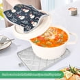 thumbnail image 3 of Yayeee Pot Holders Kitchen Heat Resistant with Pockets 7"x9.8" Cotton Oven Cooking Hot Pads, Jolly Snowman, 3 of 7