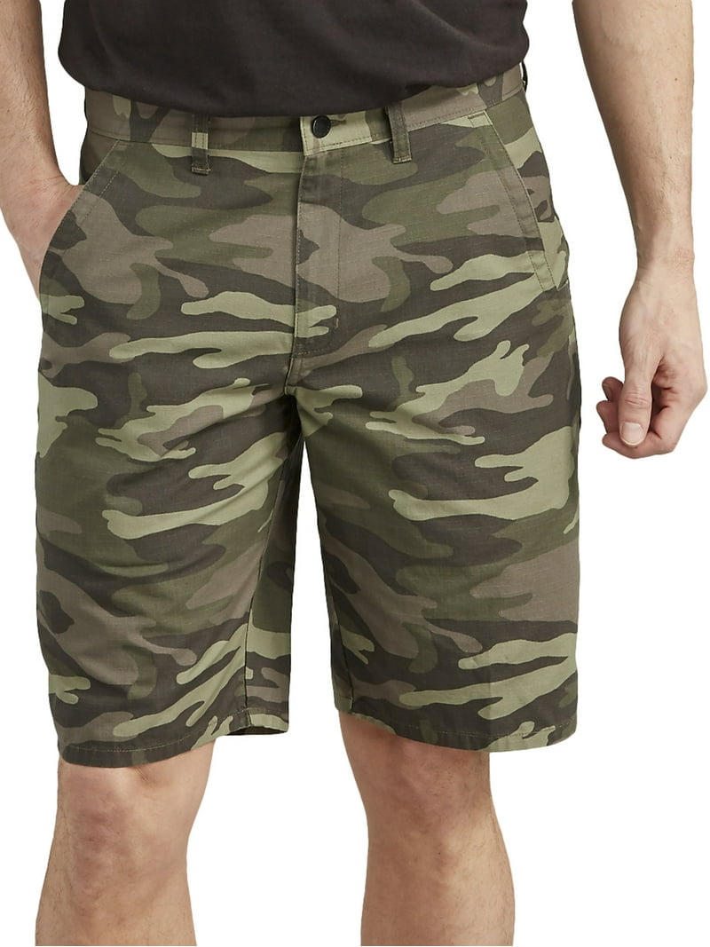Genuine Dickies Mens 11 Inch Flex Multi-Use Ripstop Shorts Cotton