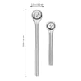 thumbnail image 3 of MERRYHAPY 2-Piece Steel Socket Wrench Set Non- Handle for Auto Repair, Mechanical Work and Projects, 3 of 8