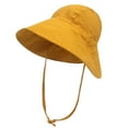 thumbnail image 1 of Sombrero para el sol para niños pequeños, playa, bebés, exterior, gorra ancha, linda niña de verano, plegable, ajustable, portátil, protección UPF 50+, tela ligera y transpirable, para, 1 of 9