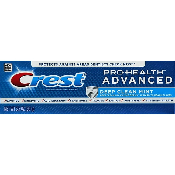 Crest Pro-Health Advanced Extra Deep Clean Toothpaste 3.5 oz, Pack of 3