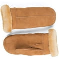 thumbnail image 1 of Mitaines en Cuir de Mouton Premium pour Femmes Tan Grand, 1 of 8