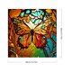 thumbnail image 2 of Kit de pintura por números sobre lienzo, arte al óleo artesanal, mariposa colorida, decoración del hogar, 40x40cm, 2 of 9
