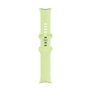 Google Pixel Watch 4 (41mm) - Android Smartwatch with Domed Display, Comprehensive Health and Fitness Tracking, and Help from Gemini - Champagne Gold Aluminum Case - Lemongrass Active Band - LTE