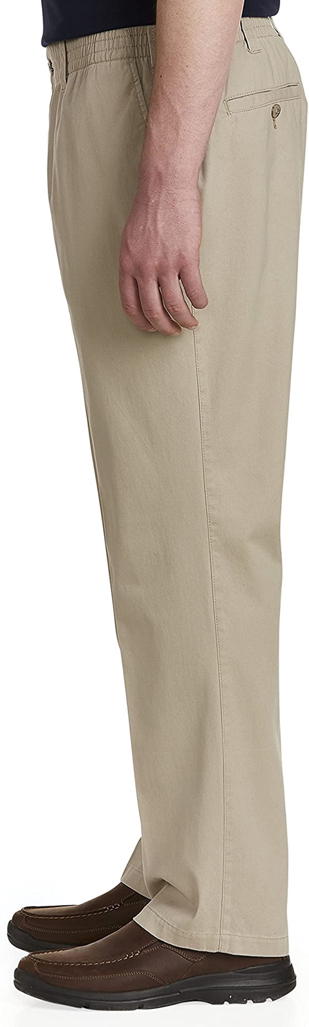 Tall Elastic-Waist Twill Pants 