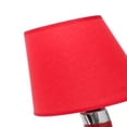 thumbnail image 3 of Lampara De Mesa Buro Roja Plata Espiral Moderna 60 Cm Adorno, 3 of 4