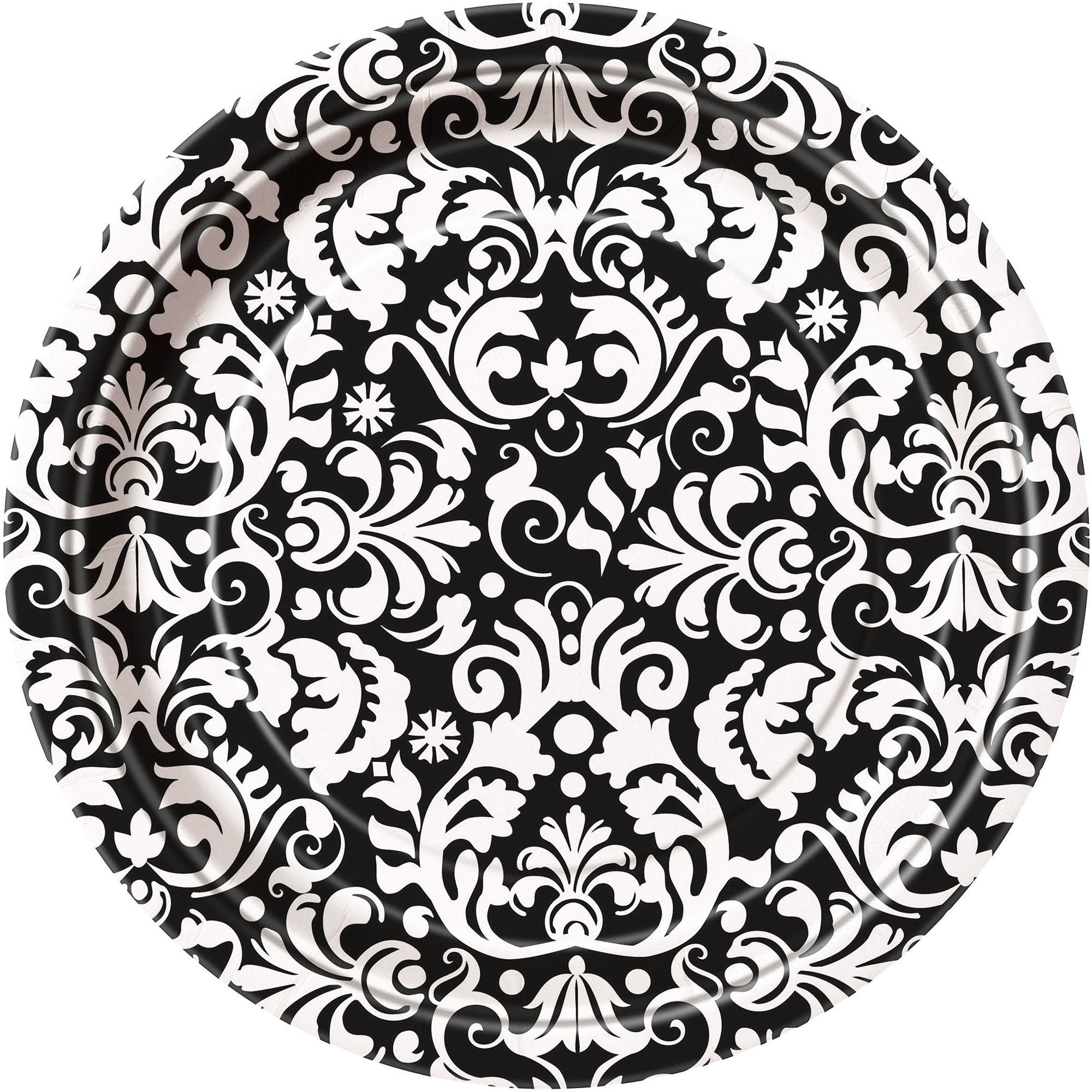 damask paper plates