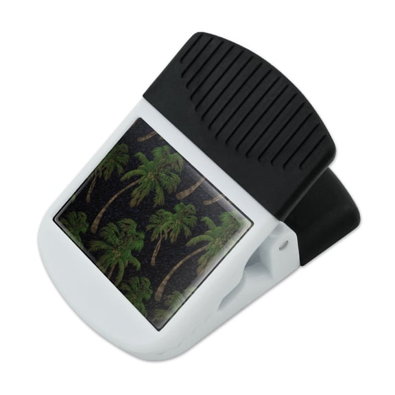 Palm Trees Night Sky Pattern Refrigerator Fridge Magnet Magnetic Hanging Hook Note Snack Clip