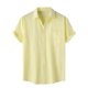 thumbnail image 2 of pstuiky Mangas cortas para hombre, Camisa hawaiana informal de manga corta con cuello vuelto y botones para hombre camisetas de hombre s, 2 of 9