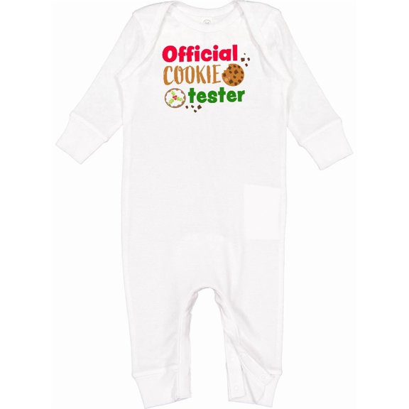 Inktastic Official Cookie Tester Christmas Cookies Baby Romper Coveralls