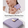 thumbnail image 4 of Cartera de mano ESR Aura para mujer MagSafe Wallet, color lavanda, 4 of 9