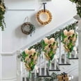 thumbnail image 4 of Couronne Illuminée de Vacances pour Cheminée d'Escalier Élégante et Décorations d'Entrée avec Technologie LED, 4 of 5