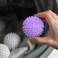 thumbnail image 7 of 6 Pack Reusable Plastic Dryer Balls for Laundry Fabric Softener Wrinkle Reduction Static Cling Eco Friendly Washing Drying Aid, 7 of 7