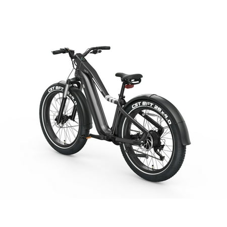 OKAI - Ranger Electric Bike w/ 45 Miles Max Operating Range and 28 mph Max Speed - Midnight Black