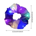 thumbnail image 5 of Bandeau Lumineux Clignotant de Nuit Grand Intestin Anneau à Cheveux LED Saut Di Bijoux Heardband Heardband pour Femmes Rouge, 5 of 5