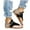 Black, variant on Gladiator Sandals For Women Comfort Flat Sandals Summer Shoes For Women Vintage Flip Flops Zipper Comfy Sandals Flats Casual Beach Sandals