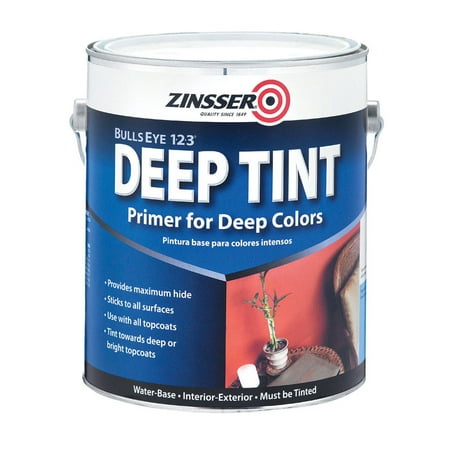 1 gal Zinsser 02031 Tint Base Zinsser, Bulls Eye 1-2-3 Water-Based Stain Blocking Primer/Sealer