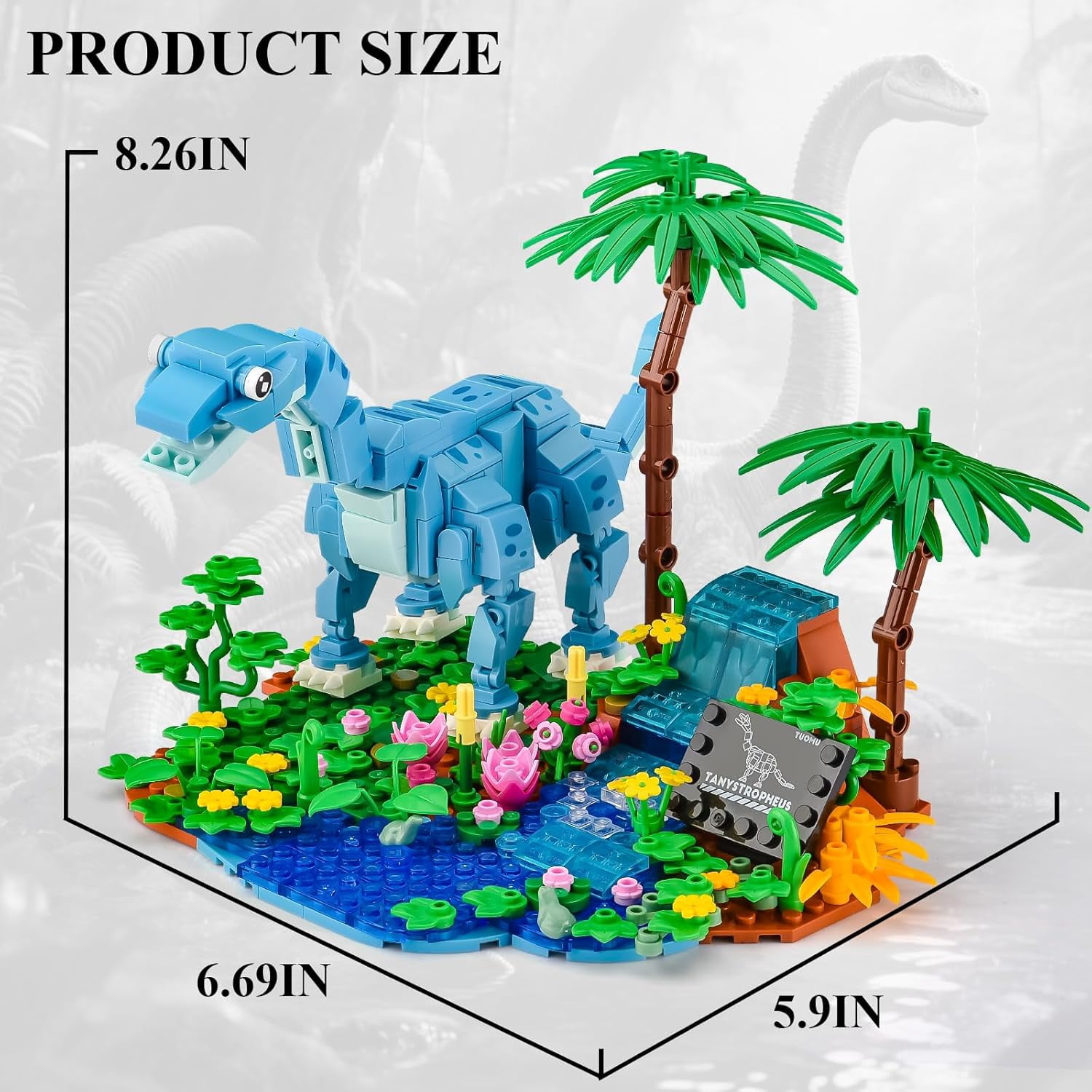 Dinosaur World Building Set,Jurassic Animal Building Collection Toys(541PCS)