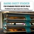 thumbnail image 3 of Litetao Easter Hot Sale Baking Sheet Tray Stackers Cookie Sheet Stackers Clips Reusable Trays Stacking Holder Saving Trays Stacking Holder for Home Kitchen(12pcs), 3 of 8