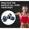 thumbnail image 5 of NiceC Adjustable Dumbbell, 11lb, 5-in-1 Weight Options, Non-Slip Neoprene, Pink Pair, for Home Gym, 5 of 8