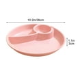 thumbnail image 3 of WZXPWT Circular Food Tray, Household Three-Section Divided Plate, Multipurpose Serving Tray (26*3cm), 3 of 7