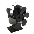 Heat Powered Stove Fan 6 Blades Fireplace Fan Thermal Power High