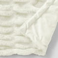 thumbnail image 5 of (2 pack) Better Homes & Gardens Ivory Ruched Faux Fur Throw, 50" x 72", Adult/Teen, 5 of 7