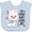 AE-Light Blue, variant on Inktastic My Great Aunt Loves Me Cute and Happy Llama Boys or Girls Baby Bib