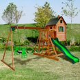 Adventure Play Sets Conqueror Wooden Swing Set