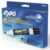 EXPO Low Odor Dry Erase Markers, Chisel Tip, Assorted Colors, 4 Count