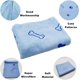 thumbnail image 4 of 2 Pack Microfiber Pet Towels (Pink + Blue), 100X60Cm Quick Dry Towels, Absorbent Towels for Dogs, Cats and Other Pets., 4 of 5