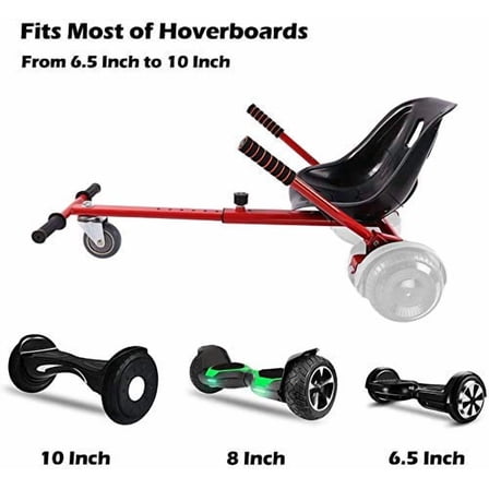 Hoverboard Go Kart Seat Attachment Accessories for - Adults, Hoverboard Buggy Attachment with Adjustable Frame for Girls Boys, Transform Hoverboard into a Go Cart, Gift Idea for