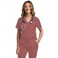 thumbnail image 4 of Green Town Scrubs for Women Scrub Set - Jogger Pant and Tuck-In V-Neck Top, 5 Pockets, Yoga Waistband, Nursing Uniform, 4 of 8