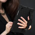 thumbnail image 4 of For Samsung Galaxy Tab A8 10.5 (2021) Honeycomb Texture Eva Anti-scratch Handle Kickstand Well-protected Tablet Cover - Black, 4 of 4