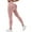 Pink, variant on Women's High Waisted Butt Lifting Leggings Stretchy Yoga Workout Pants